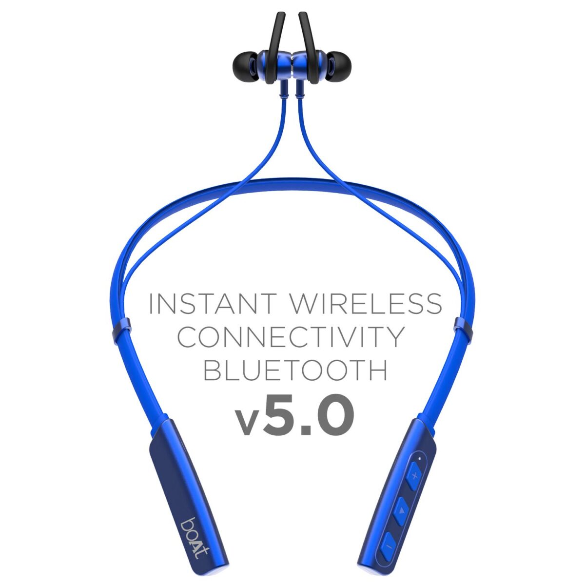 boAt 235v2 Fast Charging Bluetooth Headset Earphones  (Blue)