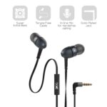 boAt BassHeads 225 in-Ear Wired   (Black)