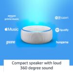 Echo Dot (3rd Gen) – Smart speaker with Alexa (White)