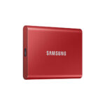 Samsung T7 500GB Portable External SSD – USB 3.2 (Metallic Red)