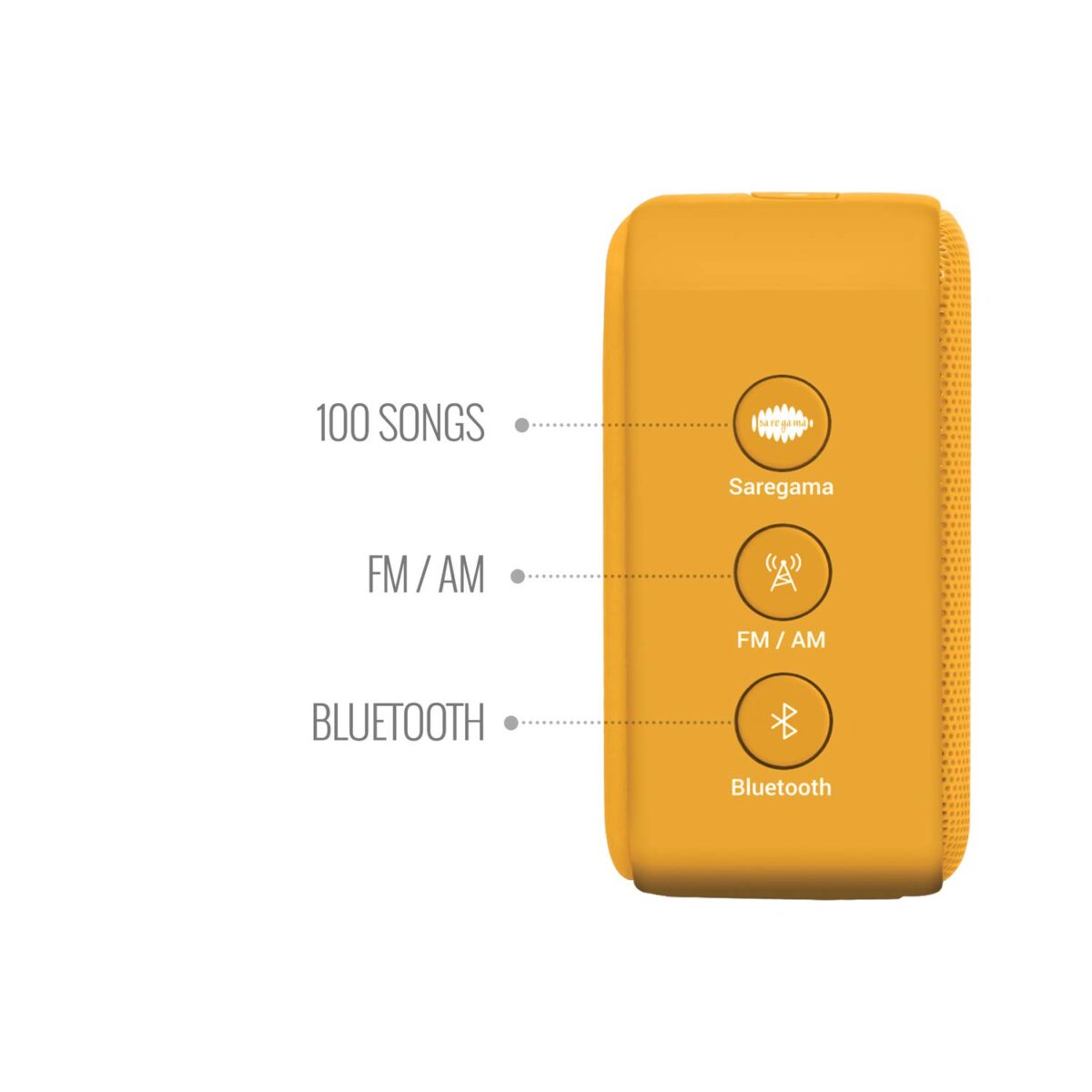 Saregama Carvaan Mini 2.0 Gurbani (Saffron Orange)