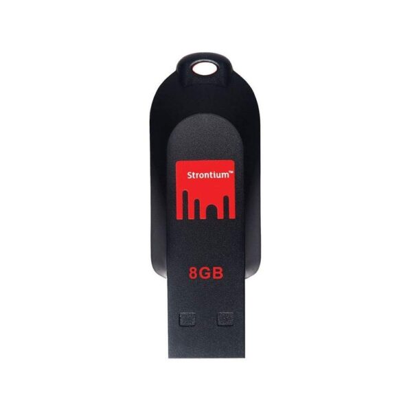 Strontium Pollex 8GB USB Pen Drive (Black/Red)