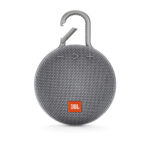 JBL Clip 3 Ultra-Portable Wireless Bluetooth Speaker (Gray)